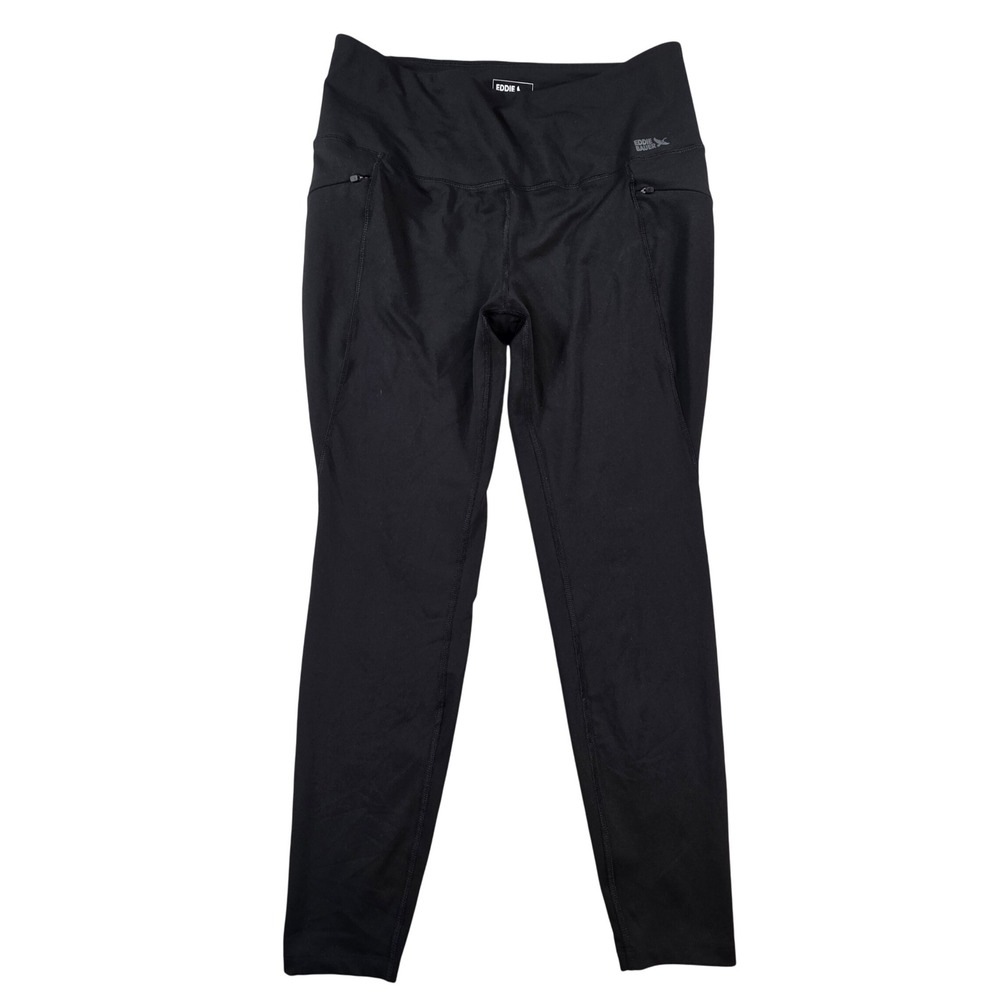 Eddie Bauer Trail Tight High Rise Leggings Black Large Womens Hiking Activewear